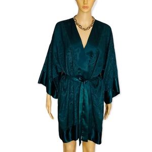Vintage Victoria’s Secret Emerald Green Robe (gold tag)